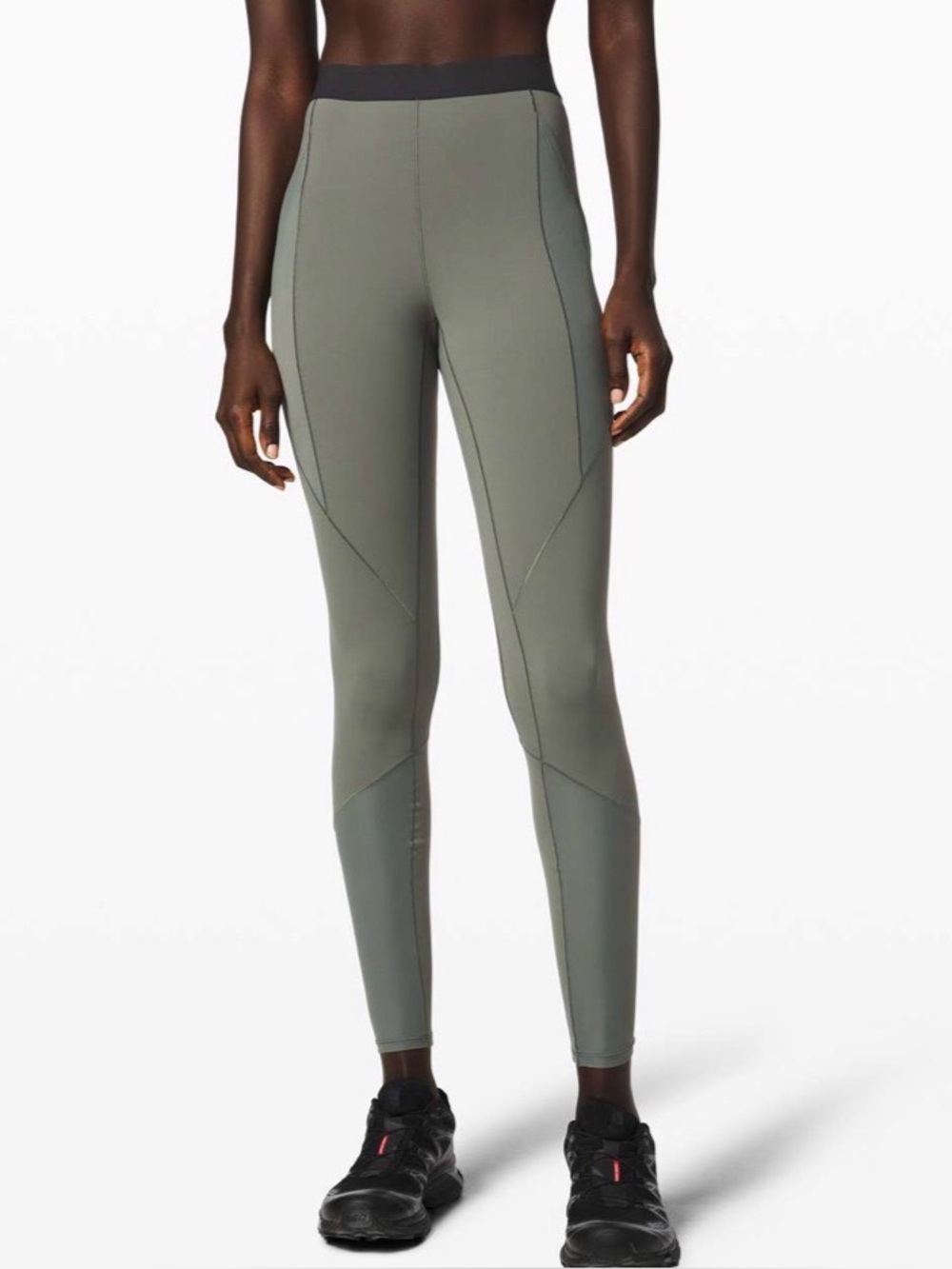 Lululemon Lab rare Legging Running cargo Pants in Olive Size 6 EUC